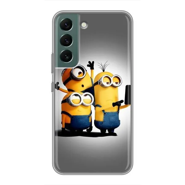 Чехол с принтом «Три миньона» для Samsung Galaxy S22 Plus