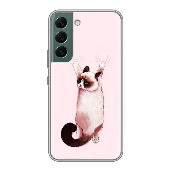 Чехол с принтом «Котик падает» для Samsung Galaxy S22 Plus