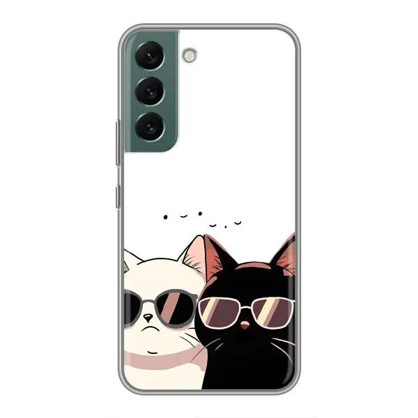 Чехол с принтом «Коты в очках» для Samsung Galaxy S22 Plus Чехол с принтом «Коты в очках» для Samsung Galaxy S22 Plus