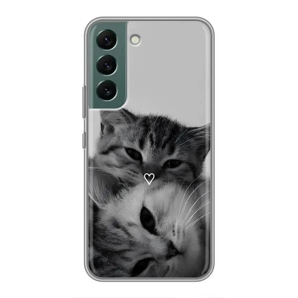 Чехол с принтом «Пара котов» для Samsung Galaxy S22 Plus Чехол с принтом «Пара котов» для Samsung Galaxy S22 Plus