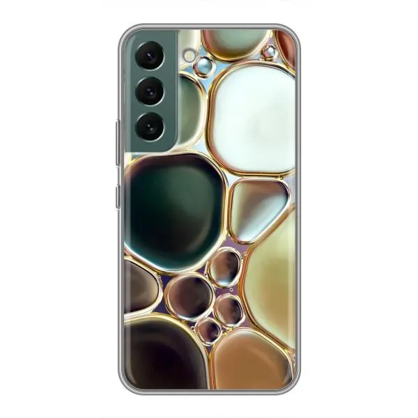 Чохол з принтом «Радужний Мрамор» для Samsung Galaxy S22 Plus
