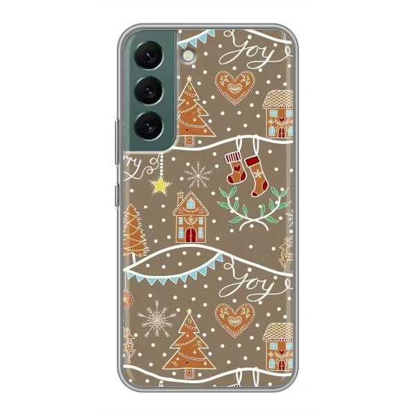 Чехол с принтом «Новогодние пряники» для Samsung Galaxy S22 Plus