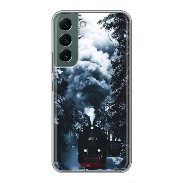 Чехол с принтом «Зимний поезд» для Samsung Galaxy S22 Plus