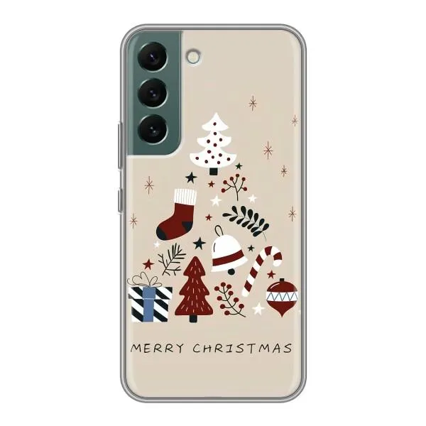 Чехол с принтом «Merry Christmas» для Samsung Galaxy S22 Plus