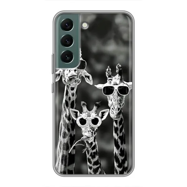 Чехол с принтом «Жирафы в очках» для Samsung Galaxy S22 Plus