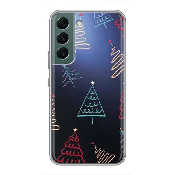 Чехол с принтом «Рождественские елки» для Samsung Galaxy S22 Plus