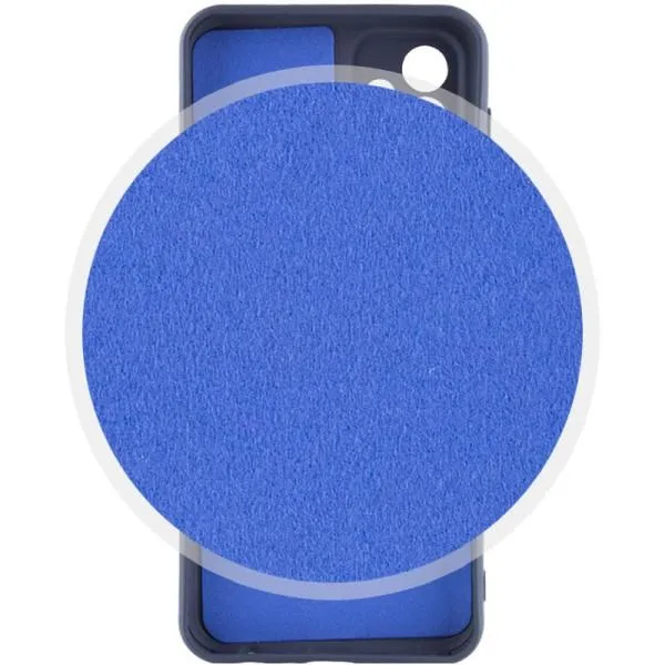 Чохол TPU GETMAN Liquid Silk Full Camera для Samsung Galaxy S22 Ultra — Синій — фото 2