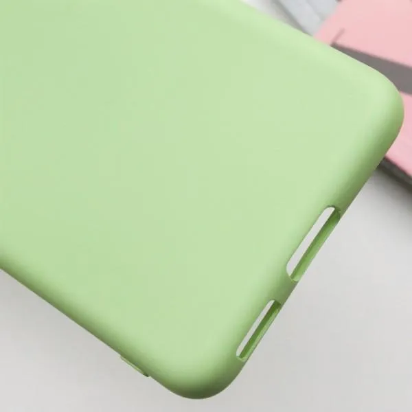 Чохол TPU GETMAN Liquid Silk Full Camera для Samsung Galaxy S22 Ultra — Зелений — фото 5