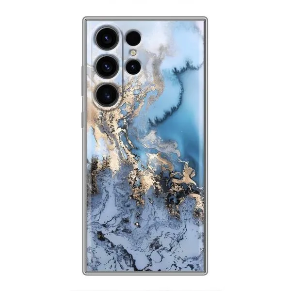 Чехол с принтом «Нежный мрамор» для Samsung Galaxy S22 Ultra