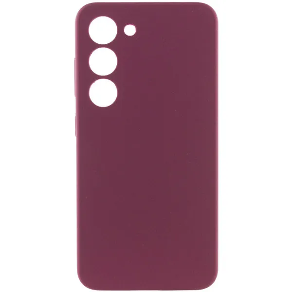 Чехол Silicone Cover Lakshmi Full Camera (AAA) для Samsung Galaxy S22 — Бордовый — фото 1 Чехол Silicone Cover Lakshmi Full Camera (AAA) для Samsung Galaxy S22 — Бордовый — фото 1