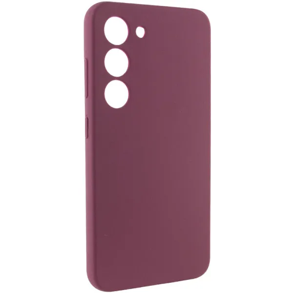Чехол Silicone Cover Lakshmi Full Camera (AAA) для Samsung Galaxy S22 — Бордовый — фото 2 Чехол Silicone Cover Lakshmi Full Camera (AAA) для Samsung Galaxy S22 — Бордовый — фото 2