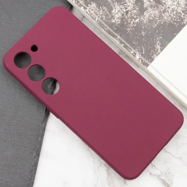 Чехол Silicone Cover Lakshmi Full Camera (AAA) для Samsung Galaxy S22 — Бордовый — фото 5 Чехол Silicone Cover Lakshmi Full Camera (AAA) для Samsung Galaxy S22 — Бордовый — фото 5