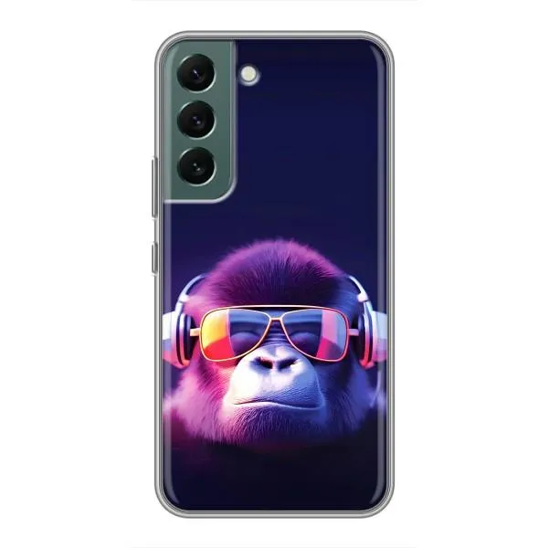 Чохол з принтом «Стильна мавпа» для Samsung Galaxy S22