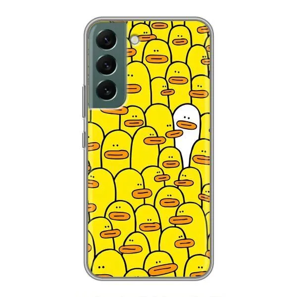 Чохол з принтом «Біла уточка» для Samsung Galaxy S22