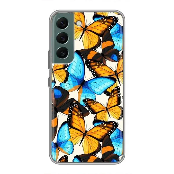 Чохол з принтом «Яскраві метелики» для Samsung Galaxy S22