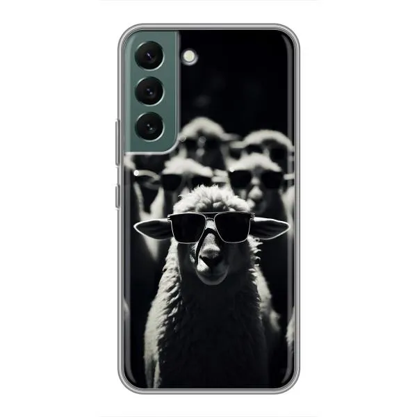 Чохол з принтом «Овечка в окулярах» для Samsung Galaxy S22