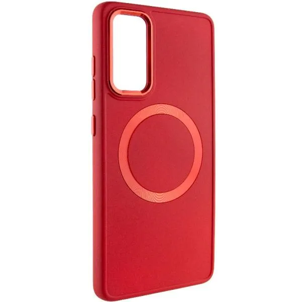 TPU чехол Bonbon Metal Style with Magnetic Fit для Samsung Galaxy S23 FE — Красный — фото 5 TPU чехол Bonbon Metal Style with Magnetic Fit для Samsung Galaxy S23 FE — Красный — фото 5