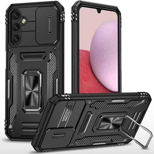 Ударопрочный чехол Camshield Army Ring для Samsung Galaxy S23 FE — Черный — фото 1 Ударопрочный чехол Camshield Army Ring для Samsung Galaxy S23 FE — Черный — фото 1