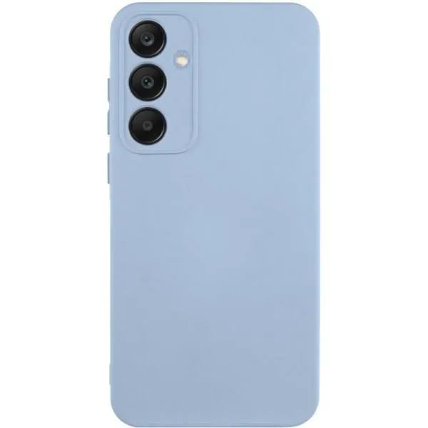 Чехол TPU GETMAN Liquid Silk Full Camera для Samsung Galaxy S23 FE — Голубой Чехол TPU GETMAN Liquid Silk Full Camera для Samsung Galaxy S23 FE — Голубой