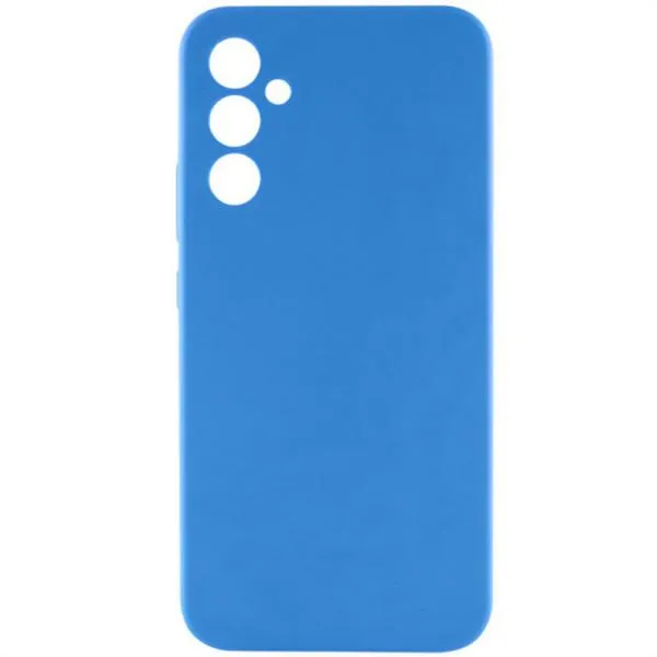 Чехол Silicone Cover Lakshmi Full Camera (AAA) для Samsung Galaxy S23 FE — Синий