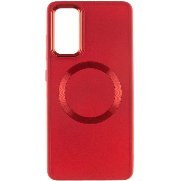 TPU чехол Bonbon Metal Style with Magnetic Fit для Samsung Galaxy S23 FE — Красный — фото 1 TPU чехол Bonbon Metal Style with Magnetic Fit для Samsung Galaxy S23 FE — Красный — фото 1