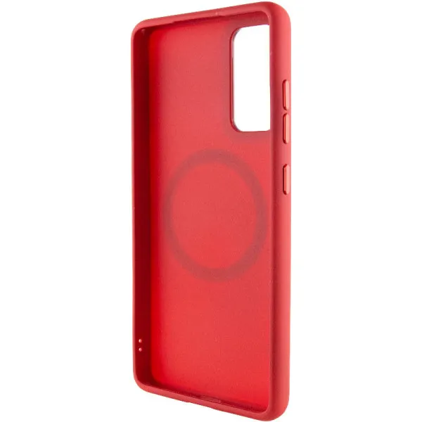 TPU чехол Bonbon Metal Style with Magnetic Fit для Samsung Galaxy S23 FE — Красный — фото 2 TPU чехол Bonbon Metal Style with Magnetic Fit для Samsung Galaxy S23 FE — Красный — фото 2