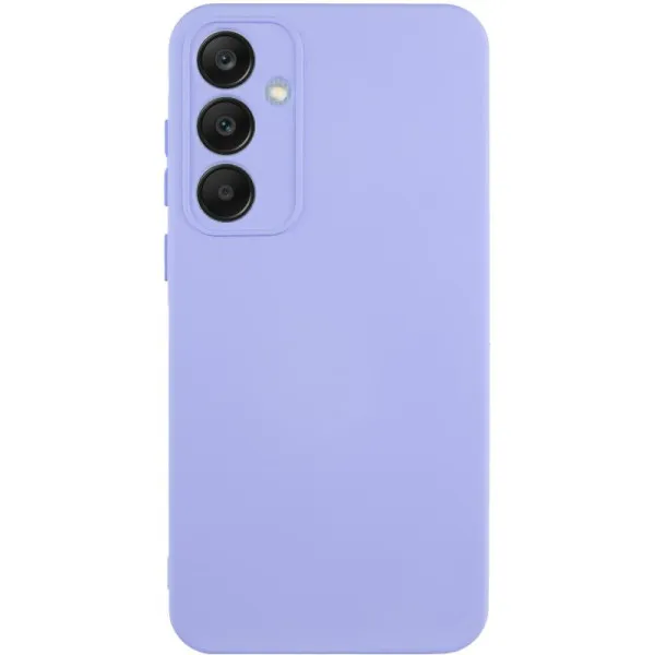 Чехол TPU GETMAN Liquid Silk Full Camera для Samsung Galaxy S23 FE — Сиреневый — фото 1