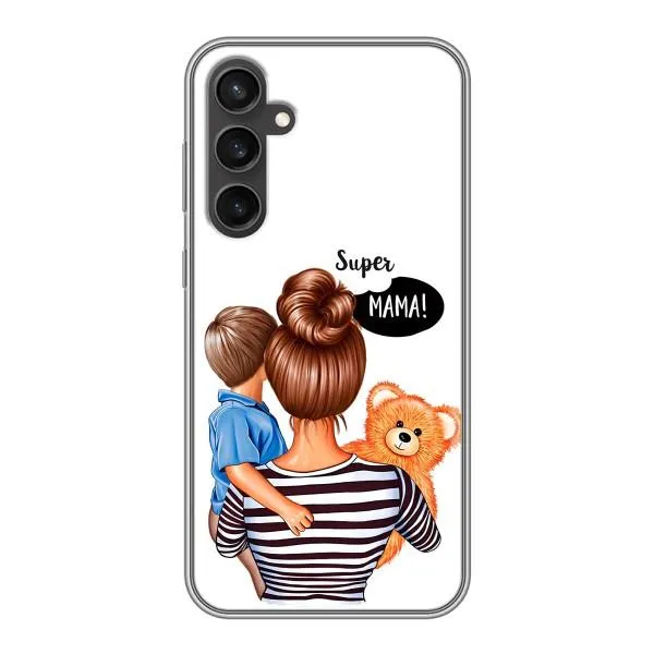 Чехол с принтом «Мама с сыном» для Samsung Galaxy S23 FE