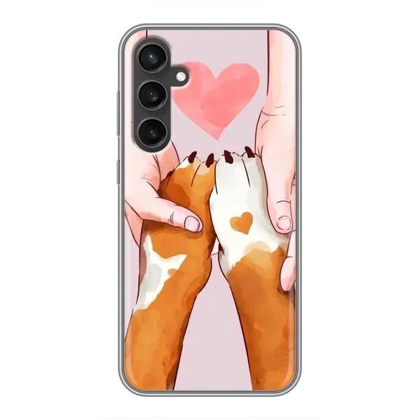 Чохол з принтом «Любовь до собак» для Samsung Galaxy S23 FE