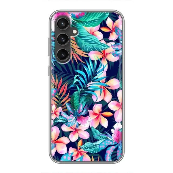 Чехол с принтом «Красочные цветы» для Samsung Galaxy S23 FE