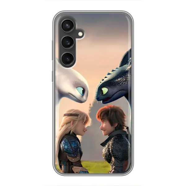 Чехол с принтом «Иккинг и Астрид» для Samsung Galaxy S23 FE