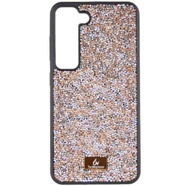 TPU чохол Bling World Rock Diamond для Samsung Galaxy S23+ — Рожевий — фото 1