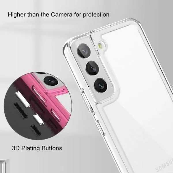 Чохол TPU+PC Clear 2.0 mm metal buttons для Samsung Galaxy S23+ — фото 2