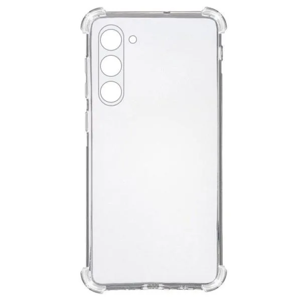 TPU чохол GETMAN Ease logo посилені кути Full Camera для Samsung Galaxy S23+ — Прозорий — фото 2