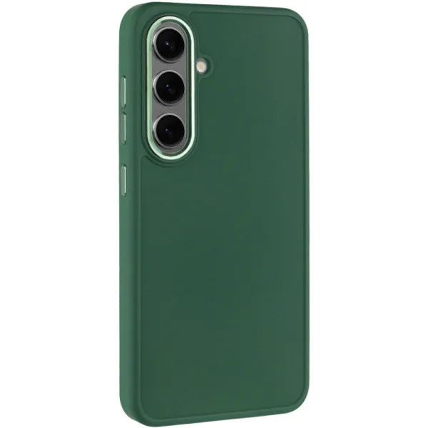 TPU чехол Bonbon Metal Style для Samsung Galaxy S23+ — Зеленый — фото 1