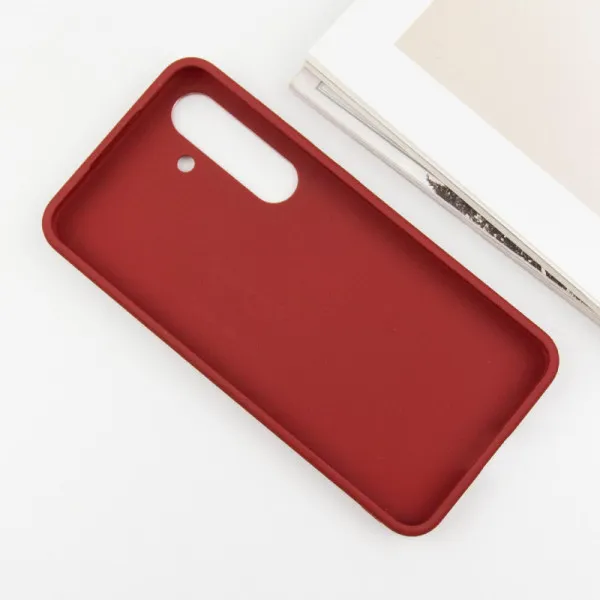 TPU чехол Bonbon Metal Style для Samsung Galaxy S23+ — Красный — фото 4