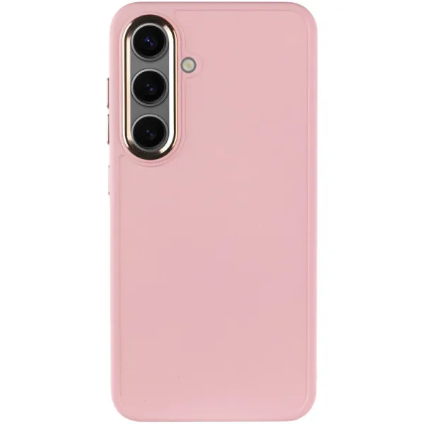 TPU чехол Bonbon Metal Style для Samsung Galaxy S23+ — Розовый — фото 2