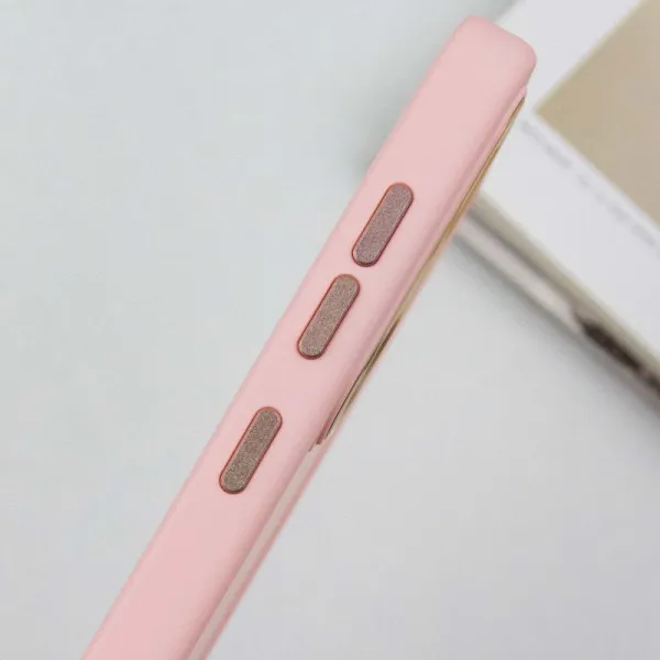 TPU чехол Bonbon Metal Style для Samsung Galaxy S23+ — Розовый — фото 5