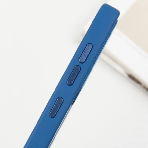 TPU чехол Bonbon Metal Style для Samsung Galaxy S23+ — Синий — фото 5
