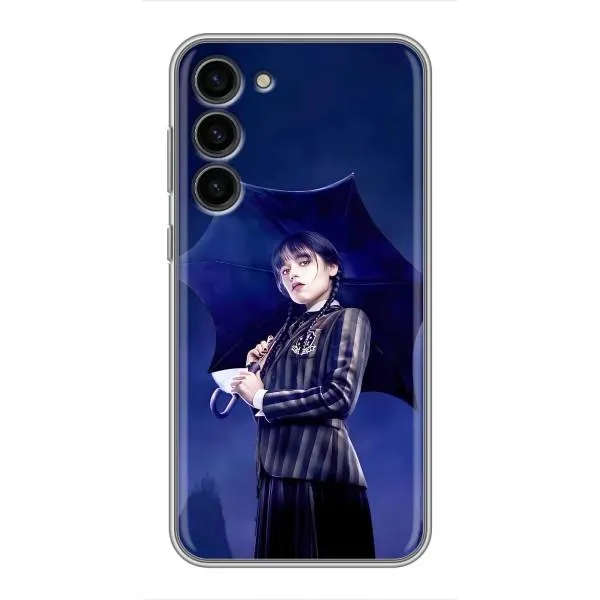 Чехол с принтом «Уэнздей с зонтом» для Samsung Galaxy S23 Plus