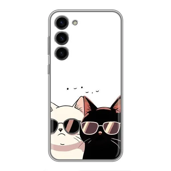 Чехол с принтом «Коты в очках» для Samsung Galaxy S23 Plus Чехол с принтом «Коты в очках» для Samsung Galaxy S23 Plus
