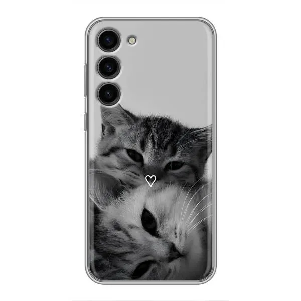 Чехол с принтом «Пара котов» для Samsung Galaxy S23 Plus Чехол с принтом «Пара котов» для Samsung Galaxy S23 Plus