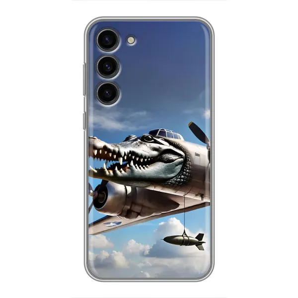 Чехол с принтом «Бомбардиро крокодило» для Samsung Galaxy S23 Plus
