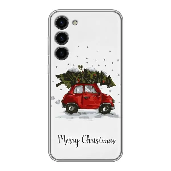 Чехол с принтом «Машина с елкой» для Samsung Galaxy S23 Plus