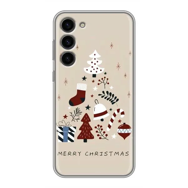 Чехол с принтом «Merry Christmas» для Samsung Galaxy S23 Plus