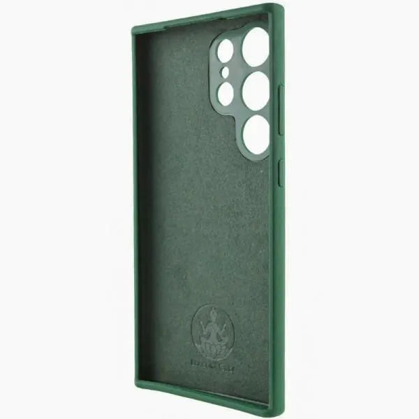 Чохол Silicone Cover Lakshmi Full Camera (AAA) with Logo для Samsung Galaxy S23 Ultra — Зелений — фото 2