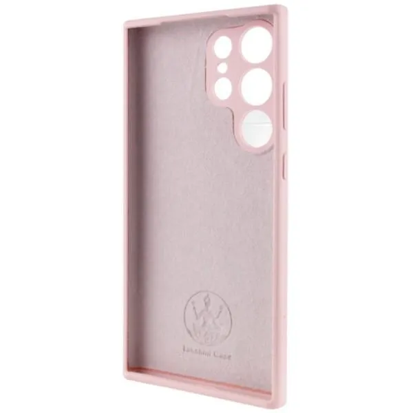 Чохол Silicone Cover Lakshmi Full Camera (AAA) with Logo для Samsung Galaxy S23 Ultra — Рожевий — фото 3