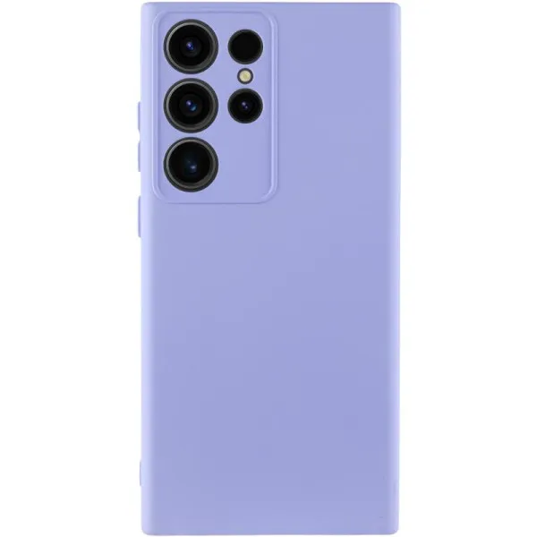 Чехол Silicone Cover Ummi Lakshmi Full Camera (AA) для Samsung Galaxy S23 Ultra — Сиреневый