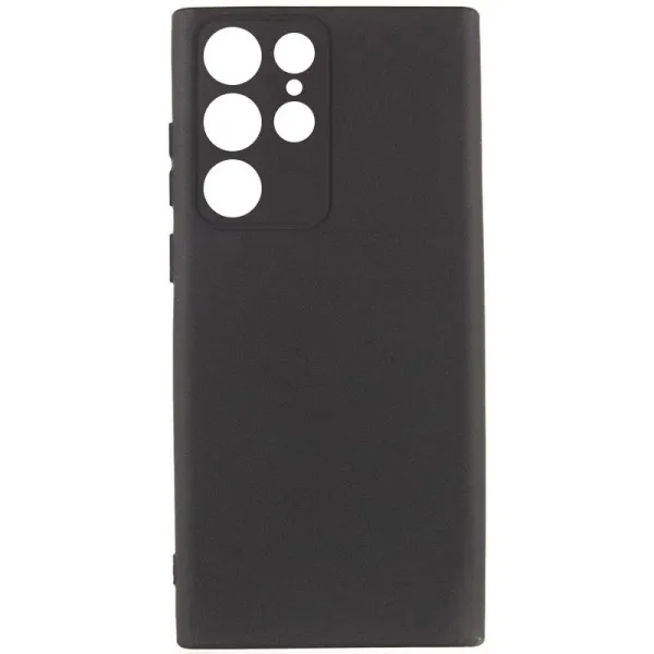 Чохол Silicone Cover Ummi Lakshmi Full Camera (AA) для Samsung Galaxy S23 Ultra — Чорний — фото 1