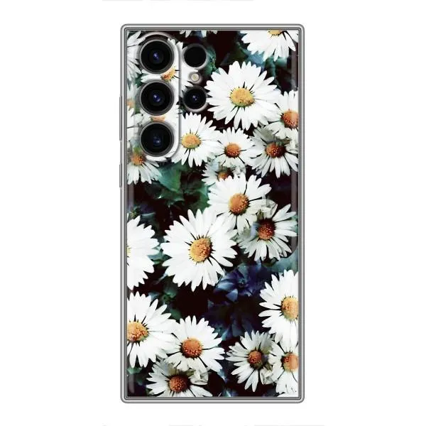 Чохол з принтом «Ромашки» для Samsung Galaxy S23 Ultra